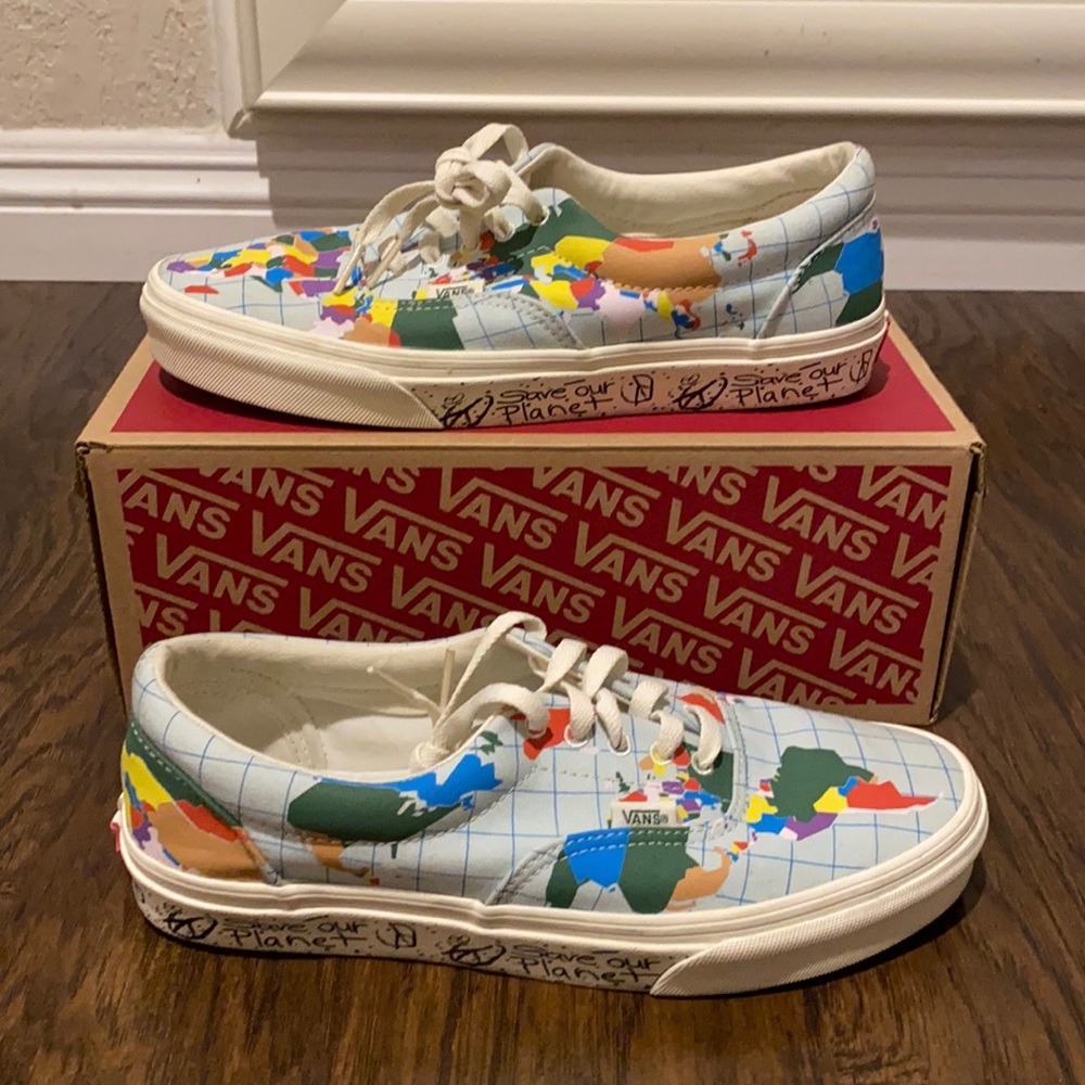 Vans ERA Save Our Planet x World Map size 8
